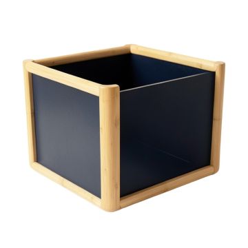 Maple Crossing Empty Furniture-Style Litter Enclosure - Navy