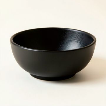 Laurel Arc Dining Bowl - Black (synthetic illustration; no displayed measurements)