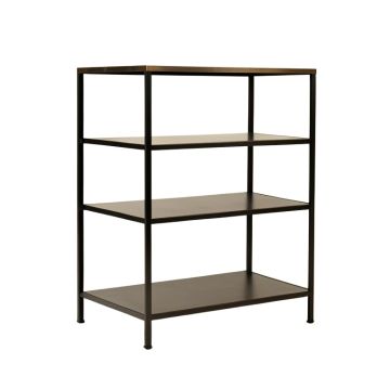 Blackened Iron Baxter Thin Etagere