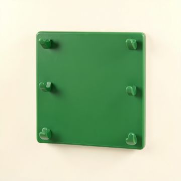 River Brook Empty Wall-Mounted Tool Organizer Panel - Green (synthetic illustration; no displayed measurements)