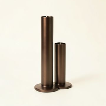2 Piece Tall Metal Candlestick Set (synthetic illustration; no displayed measurements)