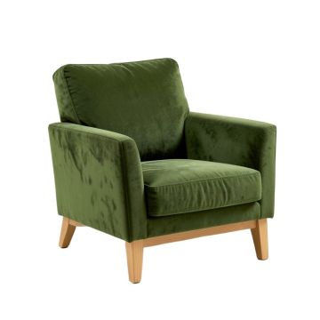 35.5 '' Wide Velvet Armchair