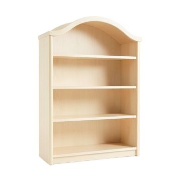 Aspen Bluff Freestanding Bookcase - Ivory (synthetic illustration; no displayed measurements)