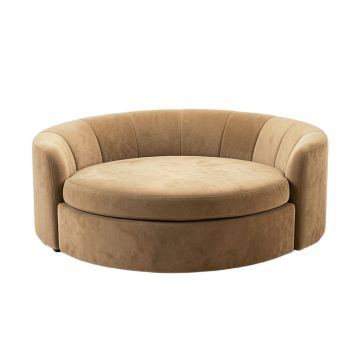 Aticus 88 '' Round Arm Sofa Bed