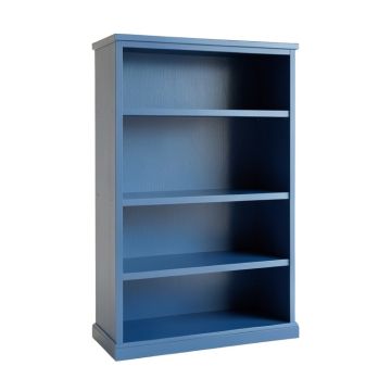 Fern Crest Freestanding Bookcase - Blue