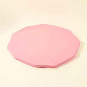 Hard Floor Nonagon Chair Mat (synthetic illustration; no displayed measurements)