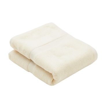 Oak Arc Bath Towel - Ivory (synthetic illustration; no displayed measurements)