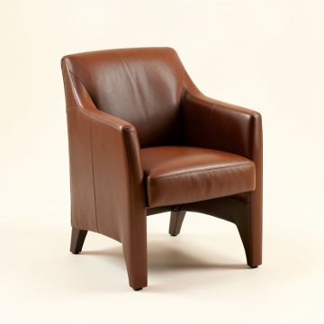 Willson Genuine Leather Upholstered Dining Chair (synthetic illustration; no displayed measurements)