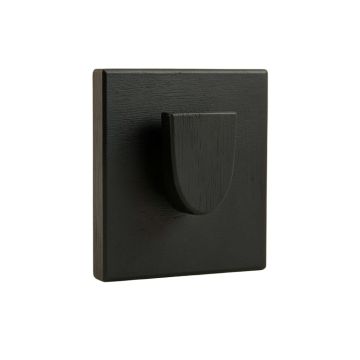 Dune Bridge Wall-Mounted Robe Hook - Black