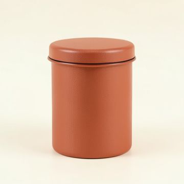 Cliff Crossing Storage Canister With Lid - Terracotta (synthetic illustration; no displayed measurements)