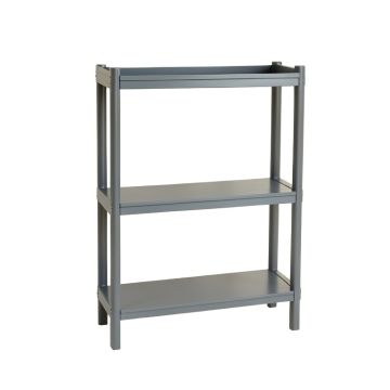 Oak Bend Empty Seed-Starting Shelving Unit Without Lights - Gray