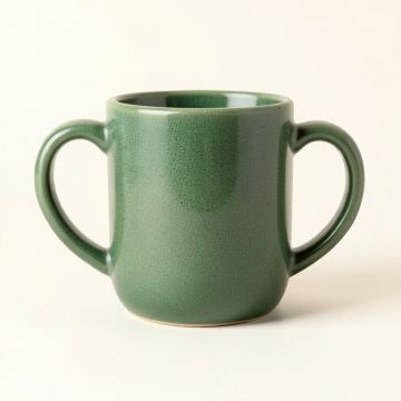 Moss Bluff Ceramic Mug - Green (synthetic illustration; no displayed measurements)