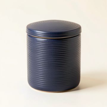 Bay Canyon Storage Canister With Lid - Navy (synthetic illustration; no displayed measurements)