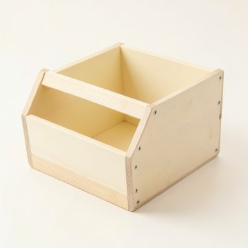 Juniper Branch Low Toy Storage Unit - Cream (synthetic illustration; no displayed measurements)