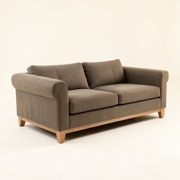 Rolled Arm Chesterfield Sofa (synthetic illustration; no displayed measurements)