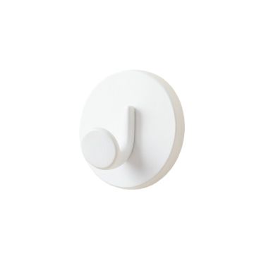 Laurel Arc Wall-Mounted Robe Hook - White
