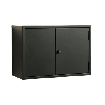 Brook Crossing Wall-Mounted Entry Cabinet - Black