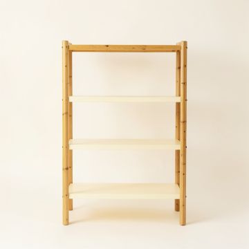 Rowan Bridge Empty Seed-Starting Shelving Unit Without Lights - Cream (synthetic illustration; no displayed measurements)
