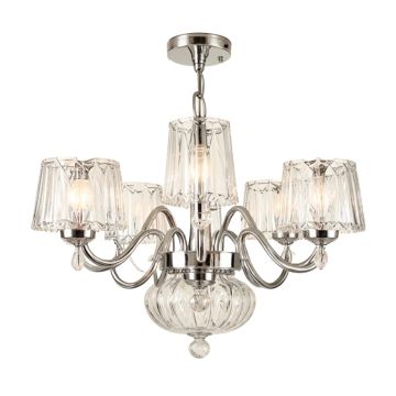 Saltford 5-Light Unique Tiered Chandelier