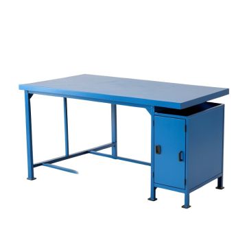 Maple Dale Empty Workshop Workbench - Blue