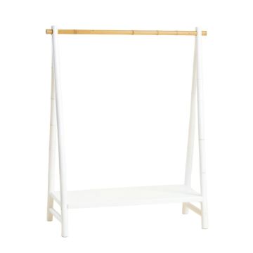 Moss Bluff Empty Garment Rack - White