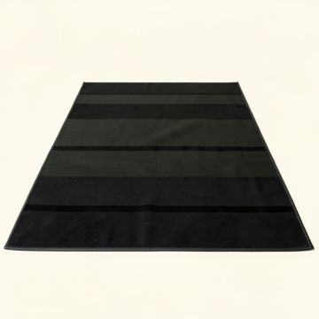 Harbor Bend Rectangular Outdoor Rug - Black (synthetic illustration; no displayed measurements)
