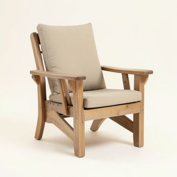Outdoor Adirondack Chair Cushion (synthetic illustration; no displayed measurements)