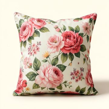 Indoor/Outdoor Floral 16 '' Throw Pillow (synthetic illustration; no displayed measurements)