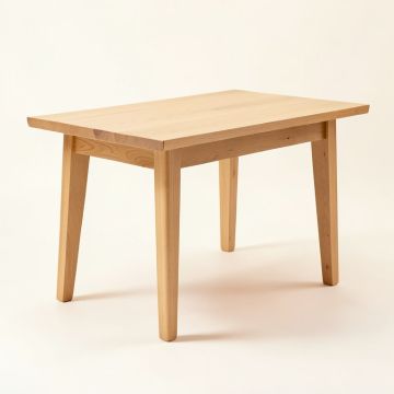 Godinne Poplar Solid Wood Dining Table (synthetic illustration; no displayed measurements)