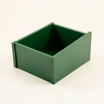 Oak Bend Low Toy Storage Unit - Green (synthetic illustration; no displayed measurements)