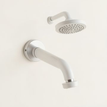Wall Mounted Bathroom Rain Hot And Cold Shower Faucet With Rough-In Valve (synthetic illustration; no displayed measurements)