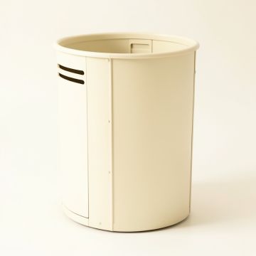 Willow Brook Closed Garden Compost Bin - Ivory (synthetic illustration; no displayed measurements)