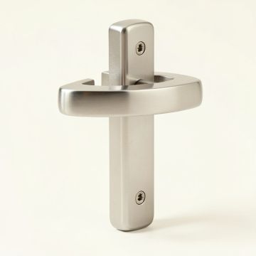 Residential Mid Century Modern Style Privacy Door Lever (synthetic illustration; no displayed measurements)
