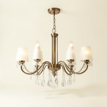 Meinhardt 5-Light Shaded Empire Chandelier (synthetic illustration; no displayed measurements)