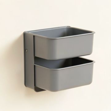 Homz Off Wall Organizer With Wall Basket (synthetic illustration; no displayed measurements)