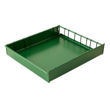 Fern Crest Empty Under-Desk Cable Tray - Green