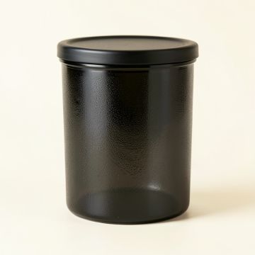 Reed Bridge Storage Canister With Lid - Black (synthetic illustration; no displayed measurements)