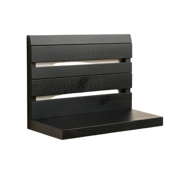 Alder Dale Wall-Mounted Entryway Organizer Shelf - Black