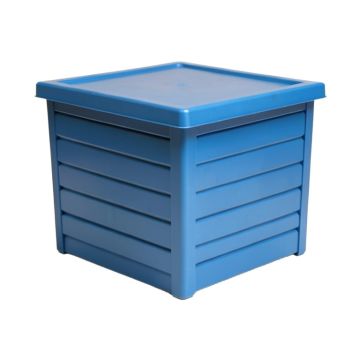 Meadow Crossing Closed Outdoor Storage Box - Blue