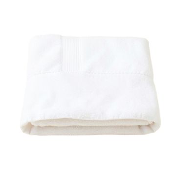 Flint Crest Bath Towel - White (synthetic illustration; no displayed measurements)