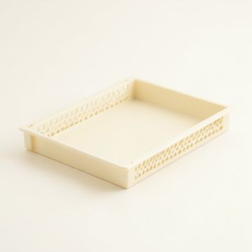 Moss Dale Empty Under-Desk Cable Tray - Ivory (synthetic illustration; no displayed measurements)