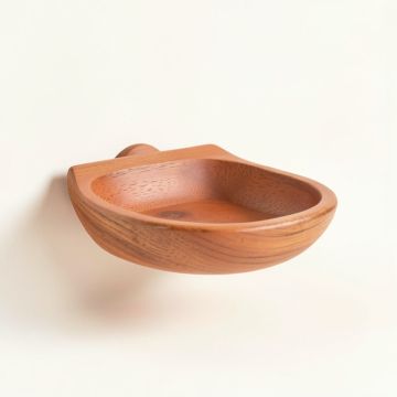 Slate Falls Wall-Mounted Cat Perch - Terracotta (synthetic illustration; no displayed measurements)