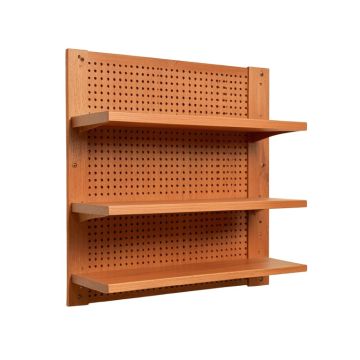 Lake Bluff Empty Wall-Mounted Tool Organizer Panel - Terracotta