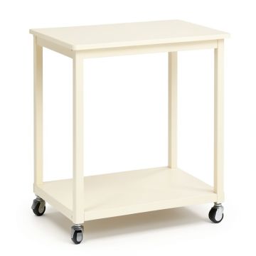 Brook Crossing Empty Rolling Workshop Cart - Ivory (synthetic illustration; no displayed measurements)