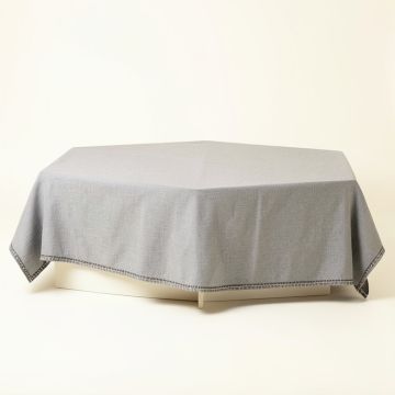 Shore Crossing Flat Bed Sheet - Gray (synthetic illustration; no displayed measurements)
