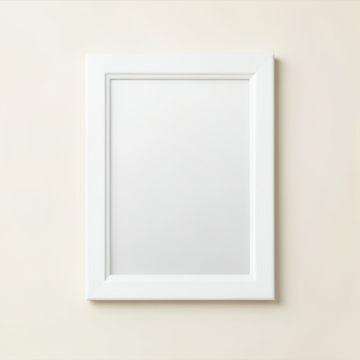 Sage Bluff Framed Wall Mirror - White (synthetic illustration; no displayed measurements)
