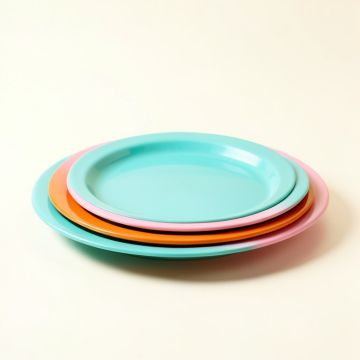 Bindi 4-Piece 9 '' Melamine Salad Plate Set (synthetic illustration; no displayed measurements)