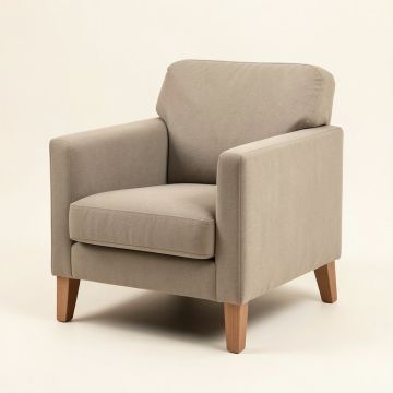 Olander 34.5 '' Wide Polyester Armchair (synthetic illustration; no displayed measurements)