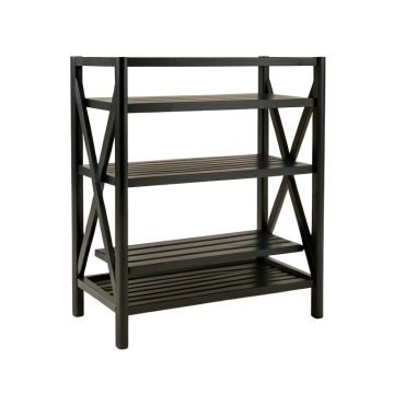 Ridge Arc Empty Seed-Starting Shelving Unit Without Lights - Black