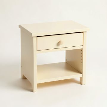 Field Bend Nightstand - Cream (synthetic illustration; no displayed measurements)